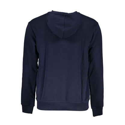 Fila Blue Cotton Men Sweater with Hood