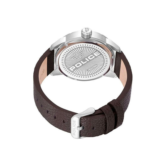 Police Brown Leather Watch