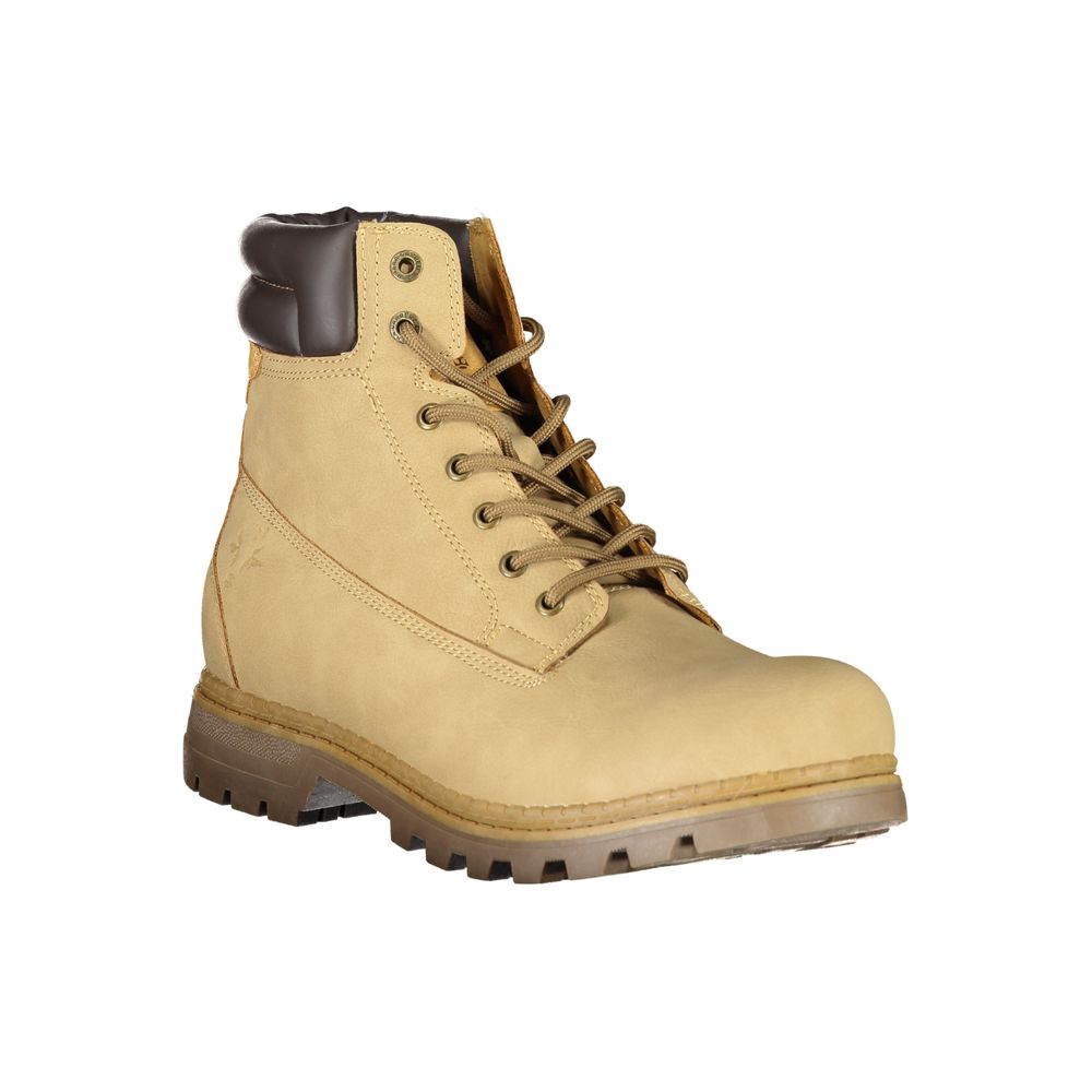 Carrera Beige Polyester Men Boot