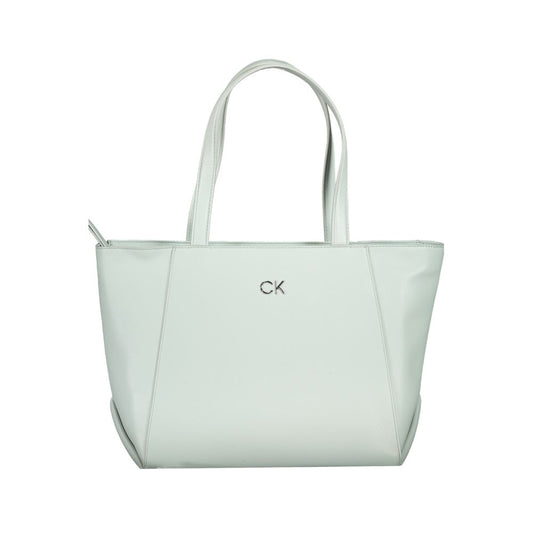 Calvin Klein Light Blue Polyethylene Women Handbag