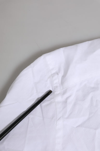 Dolce & Gabbana White Cotton GOLD Long Sleeves Formal Shirt