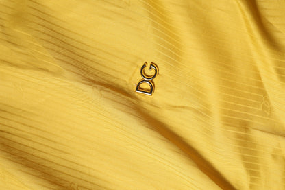 Dolce & Gabbana Mustard Collared Short Sleeves Blouse Top