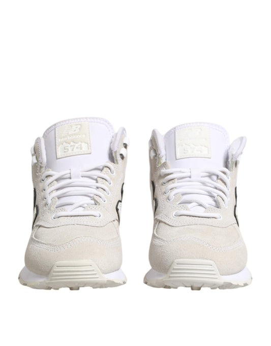 New Balance Off White Suede Sneakers Shoes