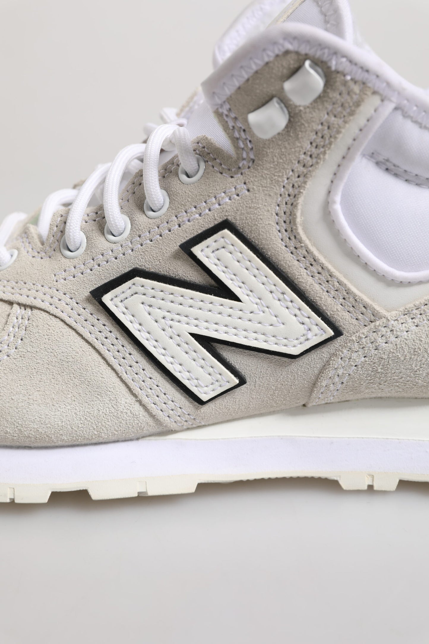 New Balance Off White Suede Sneakers Shoes