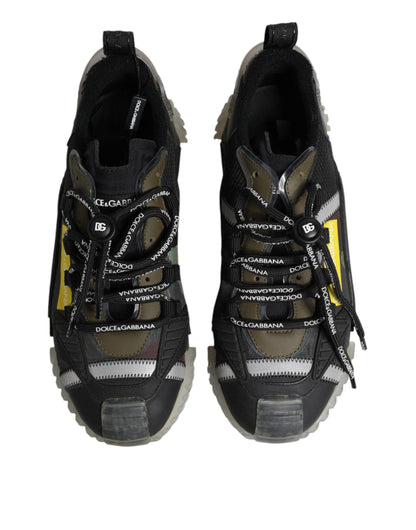 Dolce & Gabbana Multicolor Lace Up Low Top NS1 Sneakers Shoes