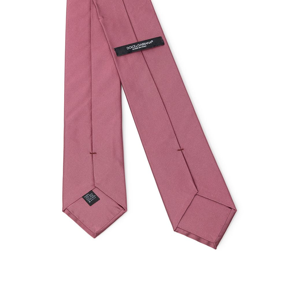 Dolce & Gabbana Purple Silk Ty