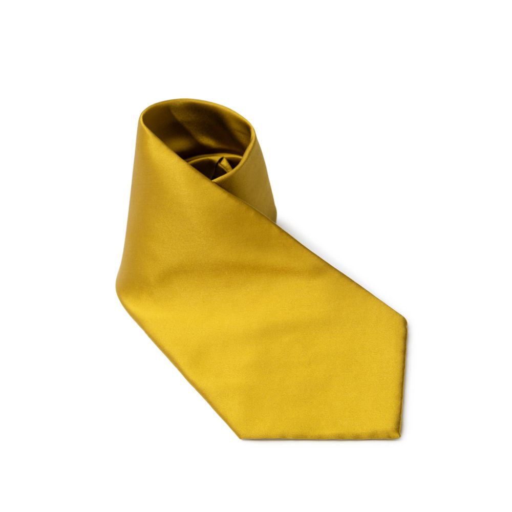 Dolce & Gabbana Yellow Silk Ty