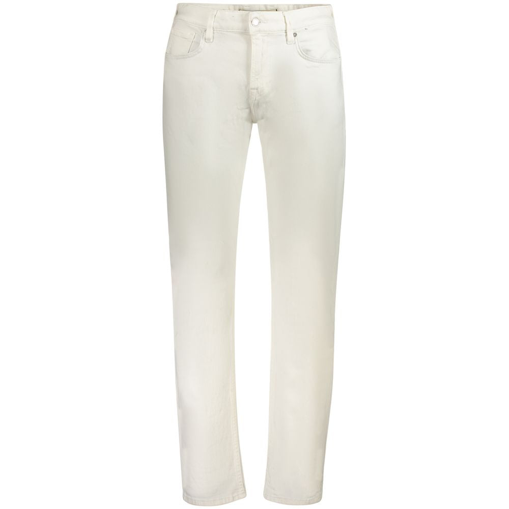 Guess Jeans White Cotton Mens Jeans
