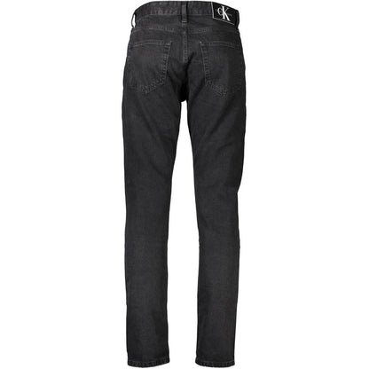 Calvin Klein Black Cotton Men Jeans