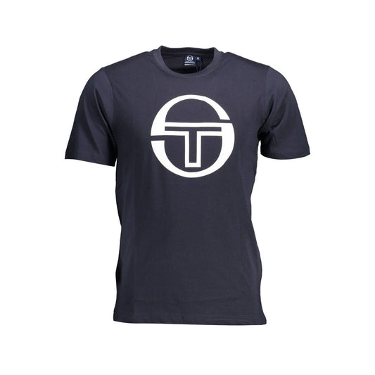Sergio Tacchini Blue Cotton Men T-Shirt