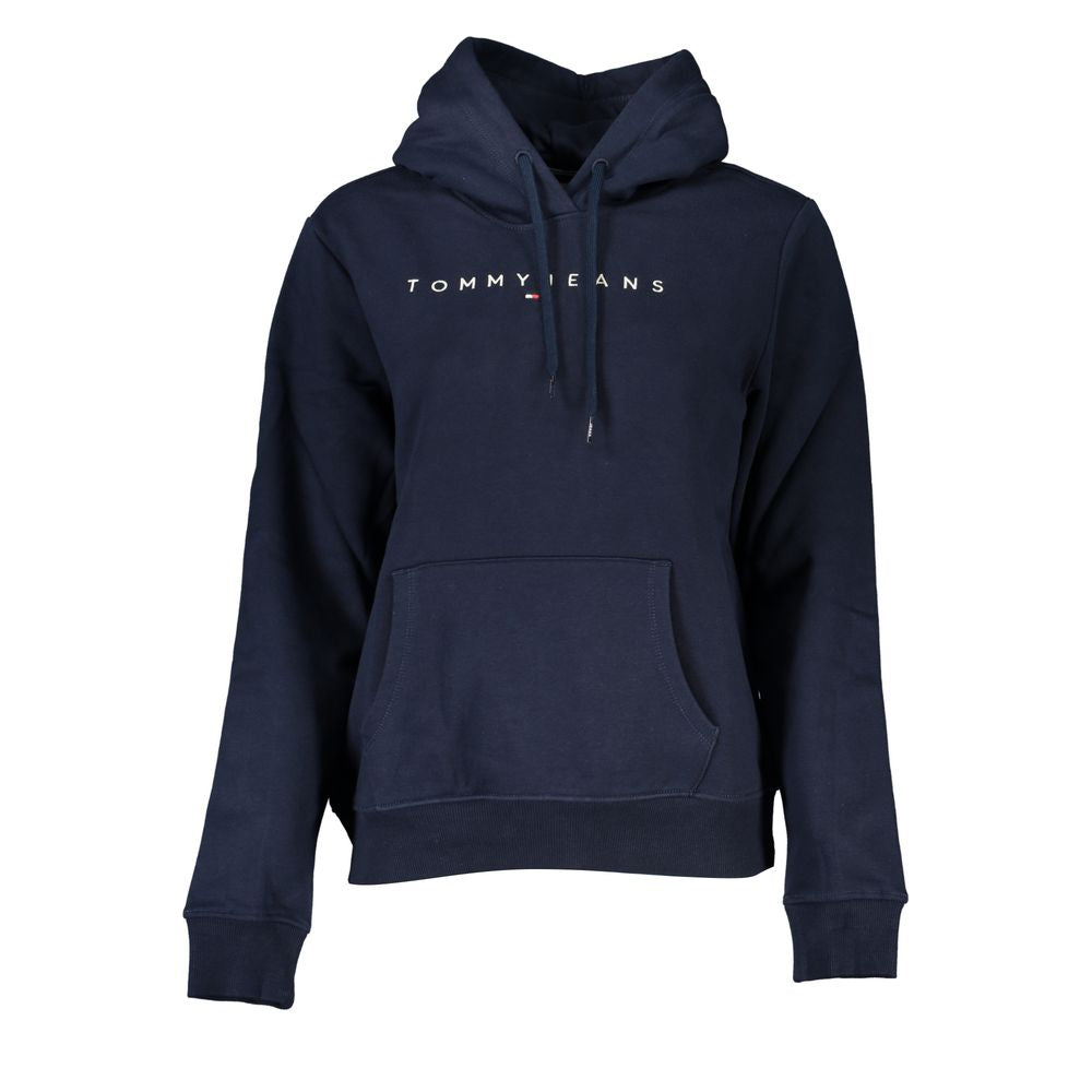 Tommy Hilfiger Blue Organic Cotton Women Sweatshirt