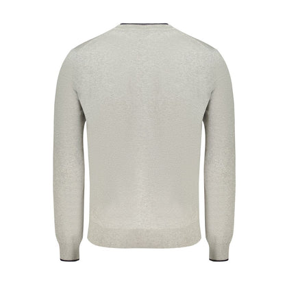 North Sails Brown Cotton Men Sweater