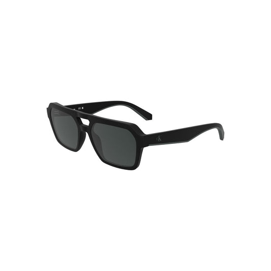 Calvin Klein Black Bio-Based Men Sunglasses