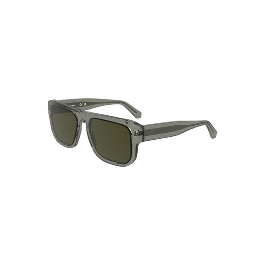 Calvin Klein Gray Acetate Men Sunglass