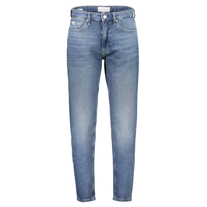 Calvin Klein Blue Cotton Men Jeans