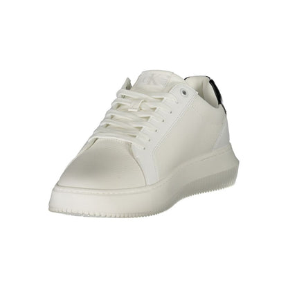 Calvin Klein White Leather Men Sneaker