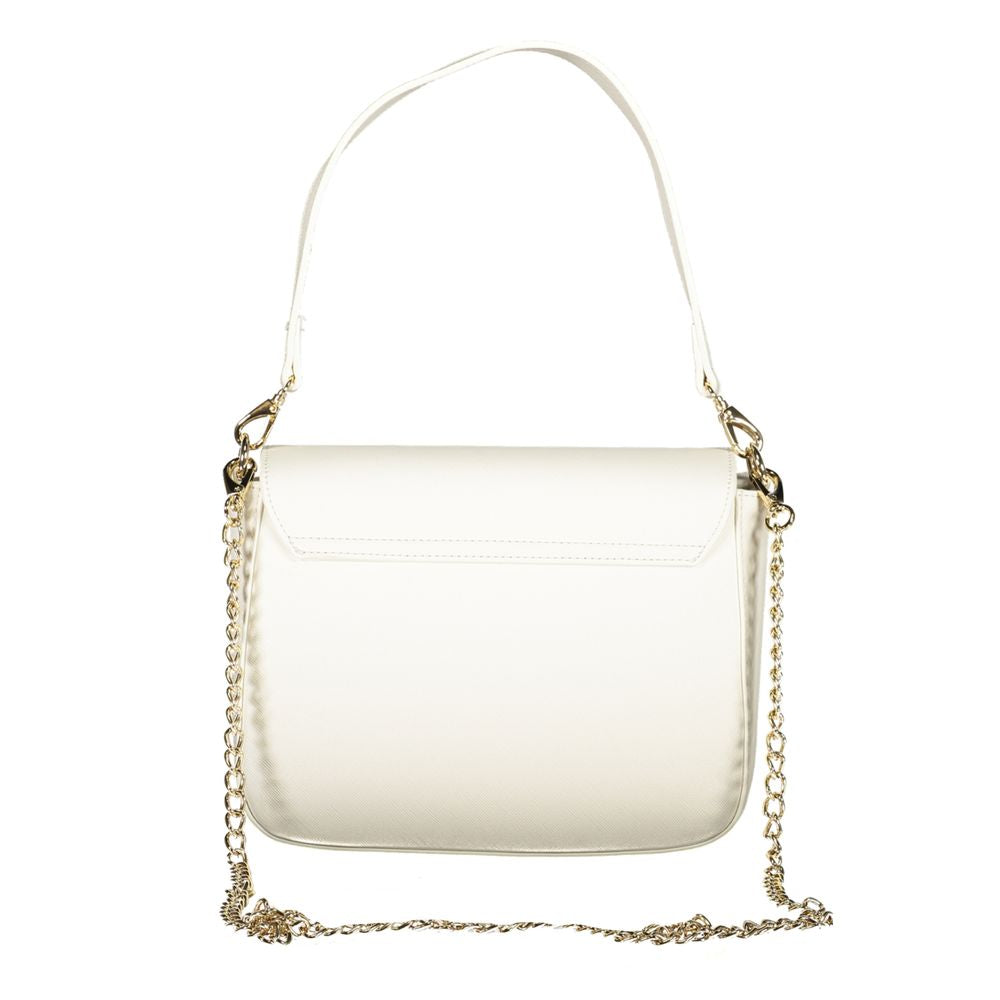 Mario Valentino White Polyethylene Handbag