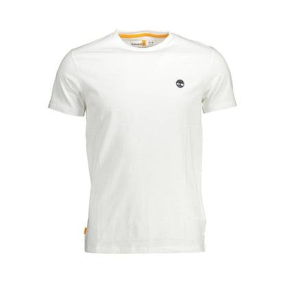 Timberland White Organic Cotton Men T-Shirt