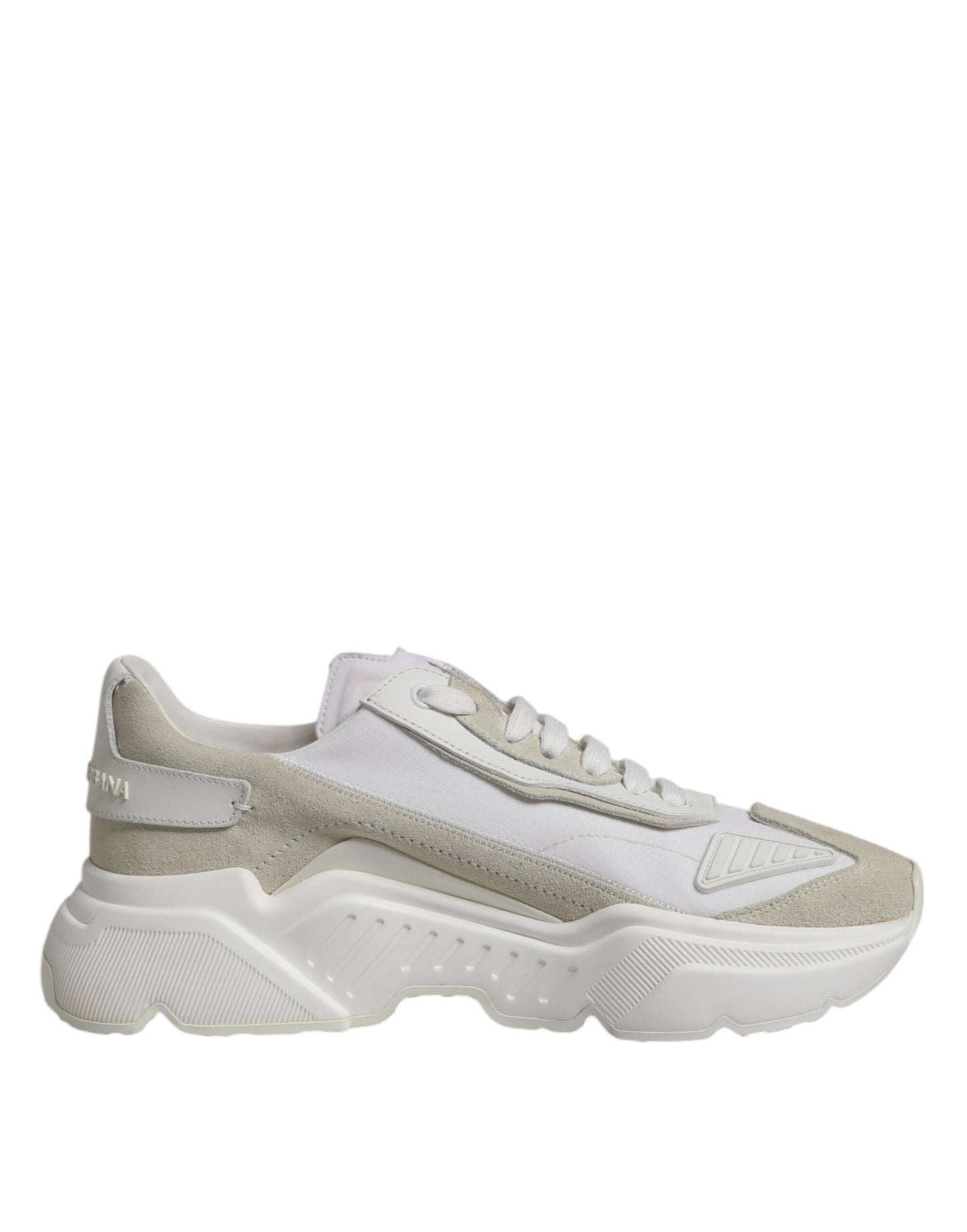 Dolce & Gabbana White Low Top Daymaster Men Sneakers  Shoes