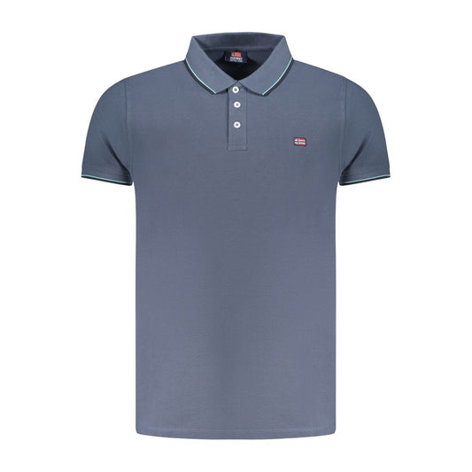 Norway 1963 Blue Cotton Polo Shirt