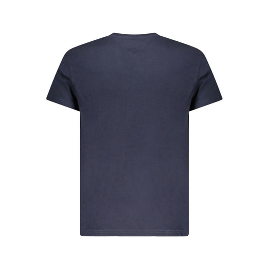 Tommy Hilfiger Blue Cotton Men T-Shirt