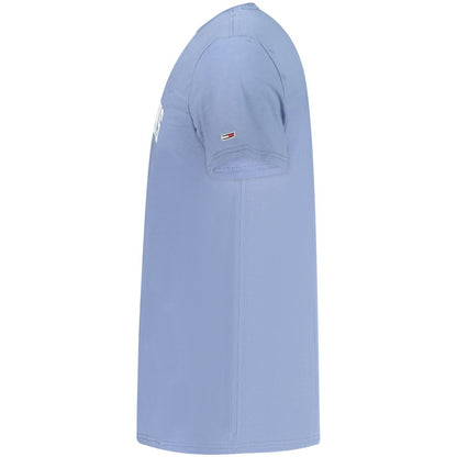 Tommy Hilfiger Blue Cotton Men T-Shirt