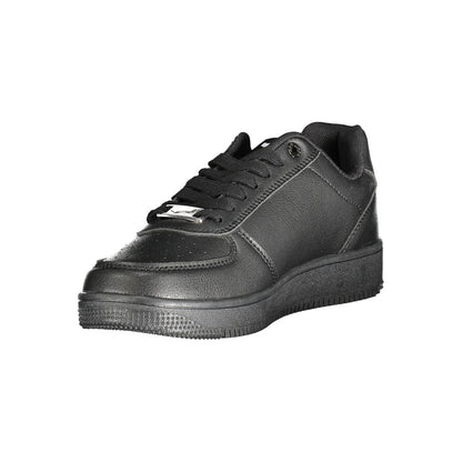 Gas Black Polyester Women Sneaker
