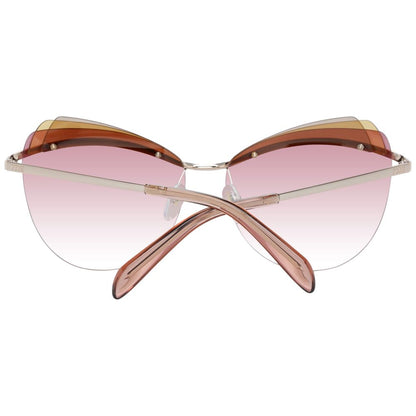 Emilio Pucci Gold Women Sunglass
