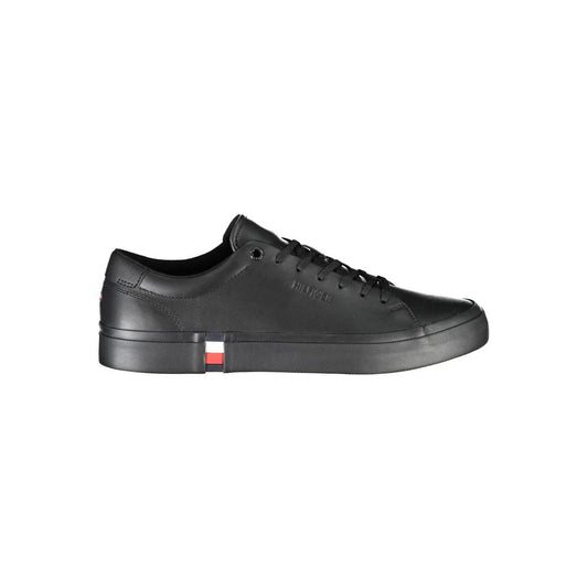 Tommy Hilfiger Black Polyester Sneaker