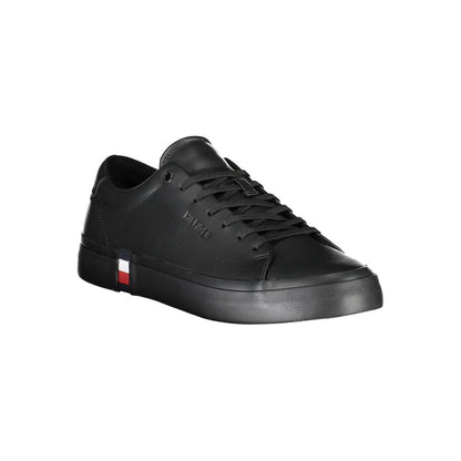 Tommy Hilfiger Black Polyester Sneaker