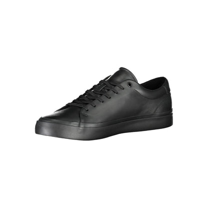 Tommy Hilfiger Black Polyester Sneaker