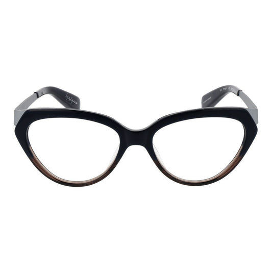Yohji Yamamoto Black Unisex Glasses Frame