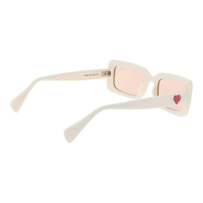 Guess Beige Unisex Sunglass