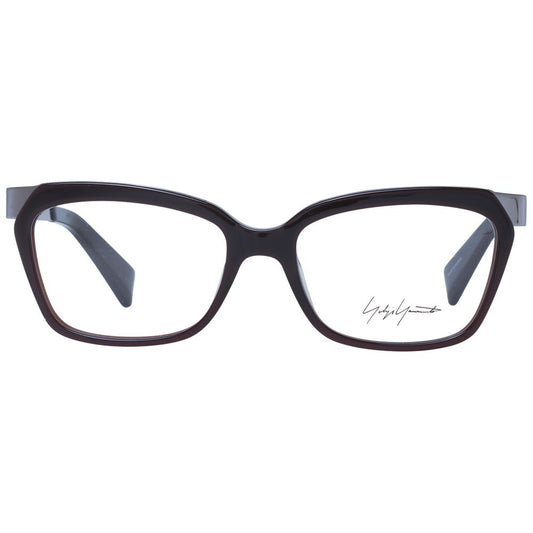 Yohji Yamamoto Brown Unisex Glasses Frame