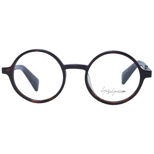 Yohji Yamamoto Brown Unisex Glasses Frame