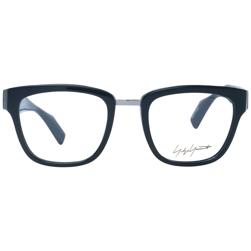 Yohji Yamamoto Black Unisex Glasses Frame