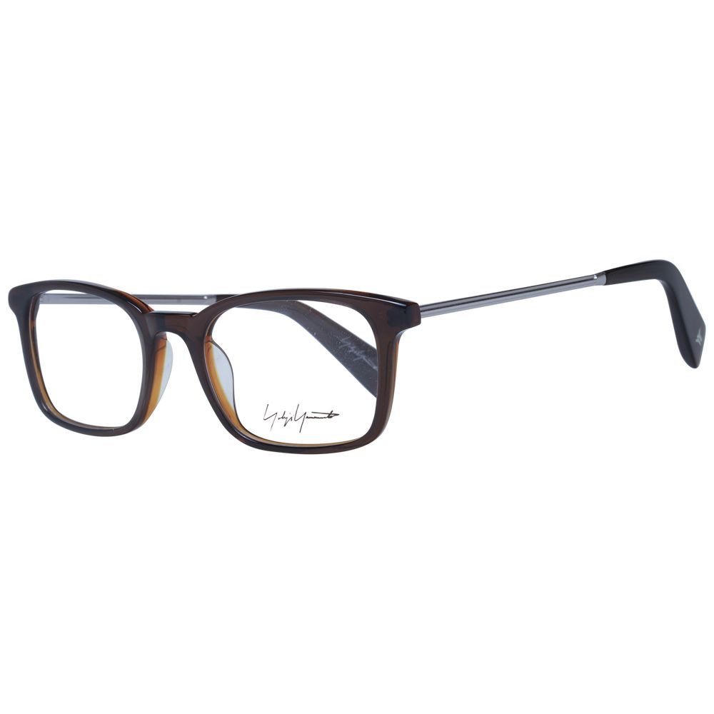 Yohji Yamamoto Brown Unisex Glasses Frame