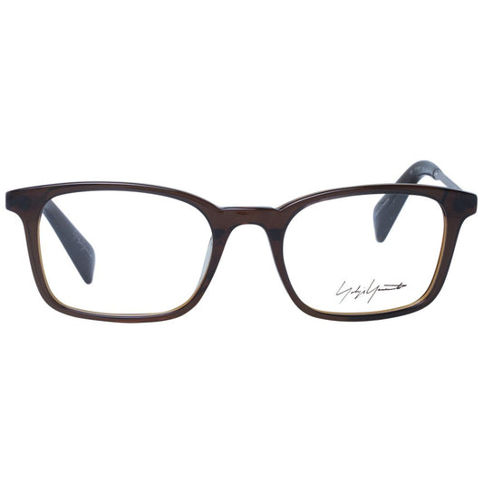 Yohji Yamamoto Brown Unisex Glasses Frame