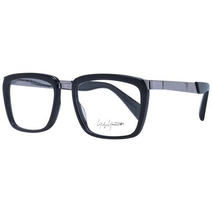 Yohji Yamamoto Black Unisex Glasses Frame