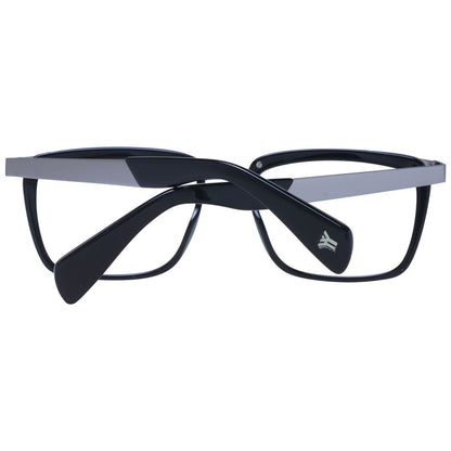 Yohji Yamamoto Black Unisex Glasses Frame