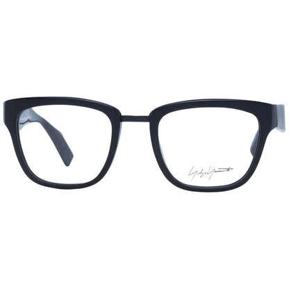 Yohji Yamamoto Black Unisex Glasses Frame