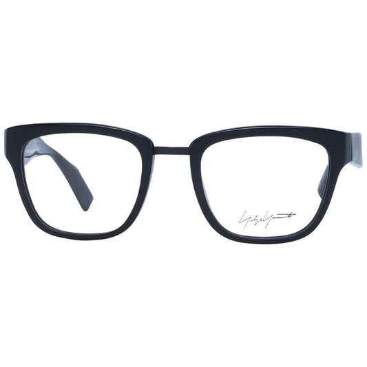 Yohji Yamamoto Black Unisex Glasses Frame