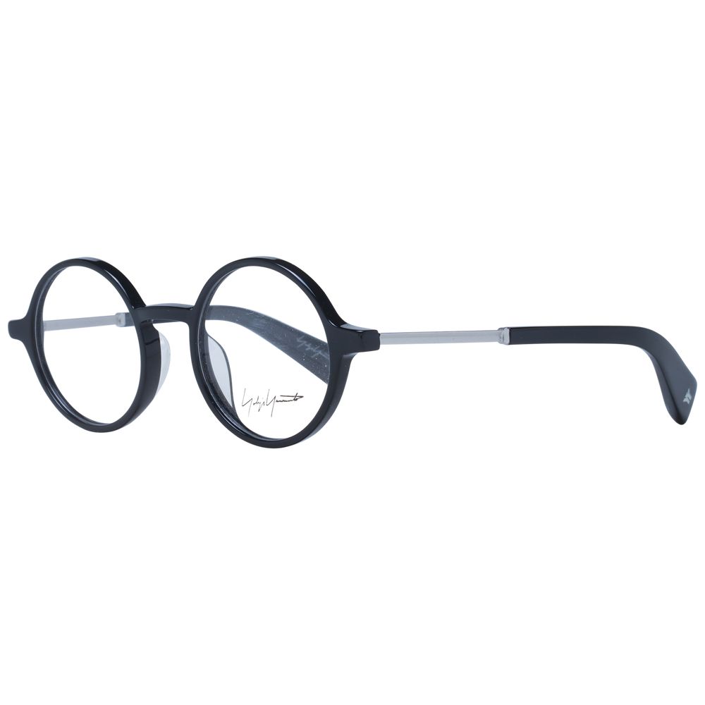Yohji Yamamoto Black Unisex Glasses Frame