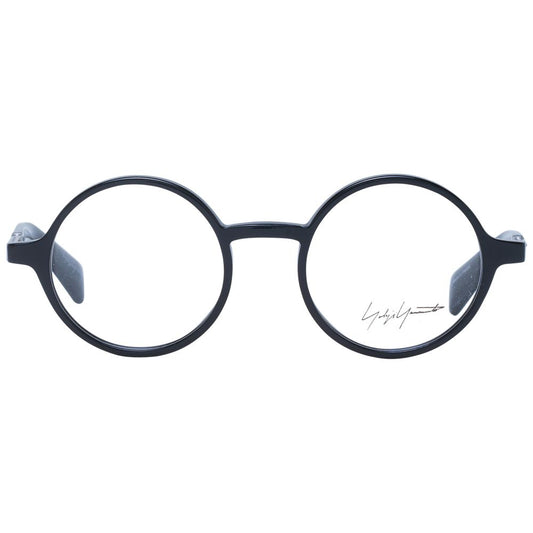Yohji Yamamoto Black Unisex Glasses Frame