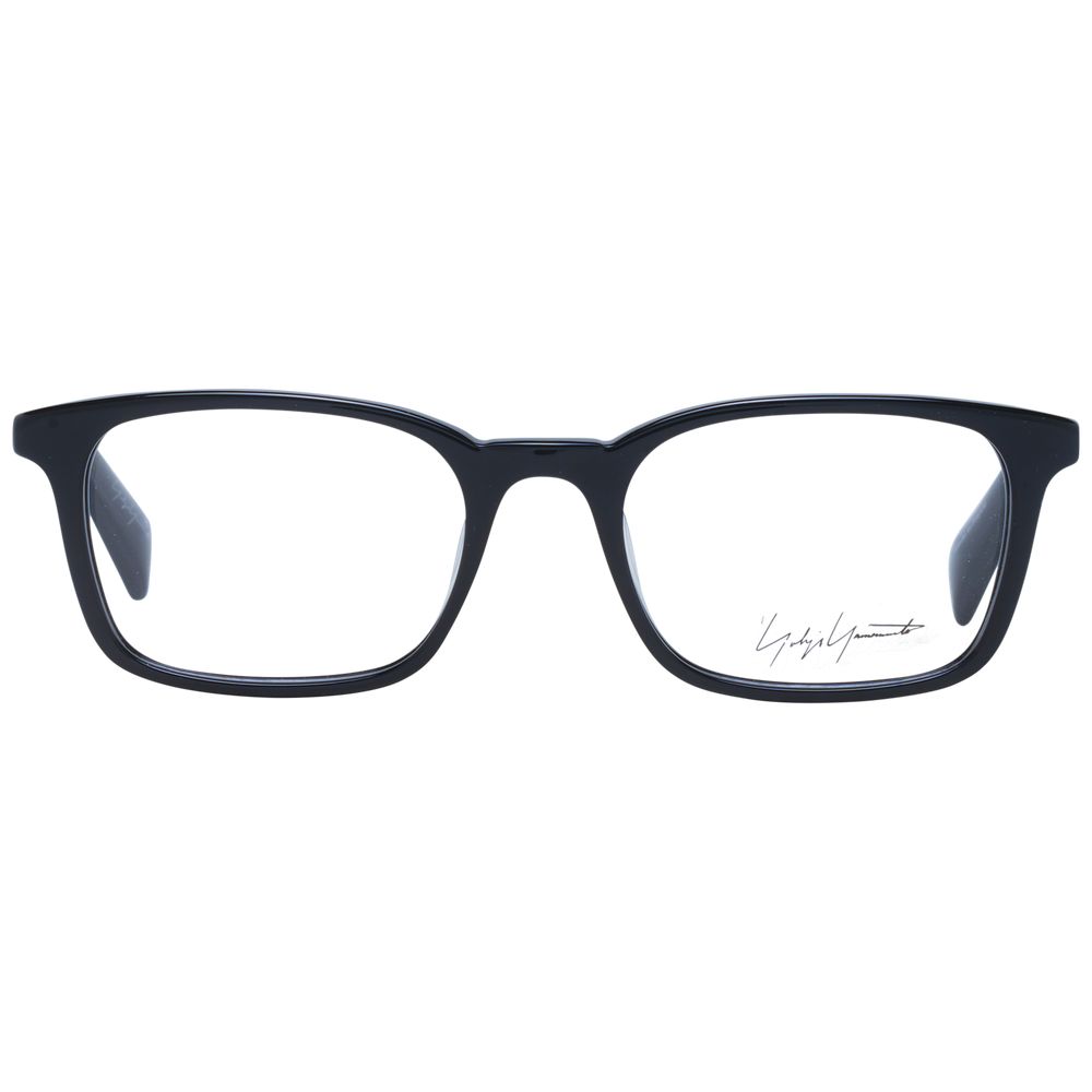 Yohji Yamamoto Black Unisex Glasses Frame