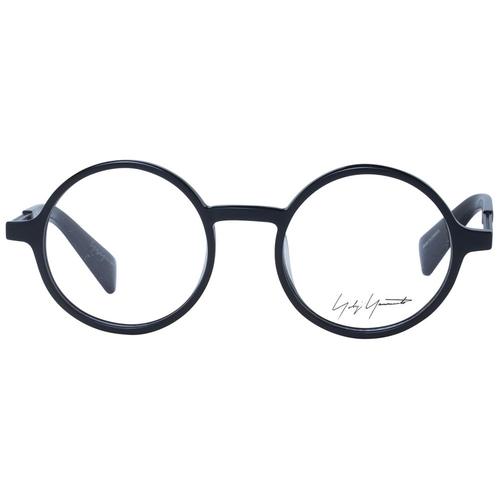 Yohji Yamamoto Black Unisex Glasses Frame