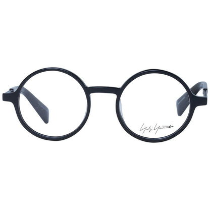 Yohji Yamamoto Black Unisex Glasses Frame