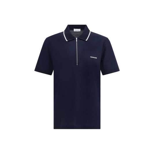Ferragamo Zip Polo Shirt