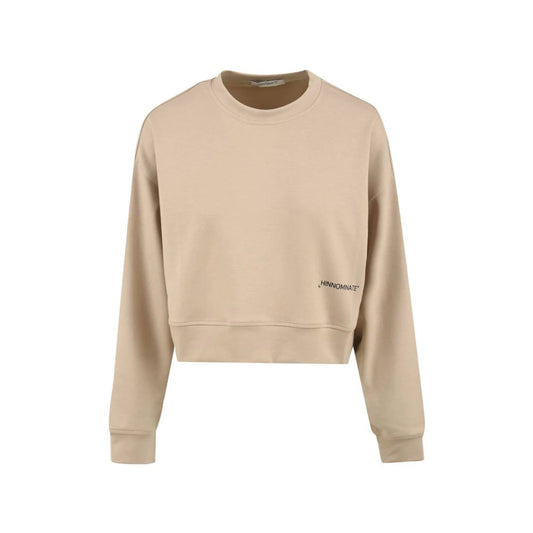 Hinnominate Beige Modal Women Sweater