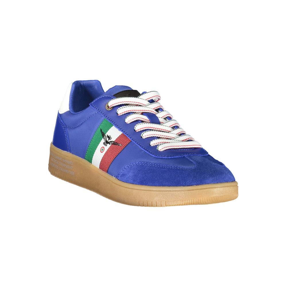 Esercito 1659 Blue Leather Men Sneaker